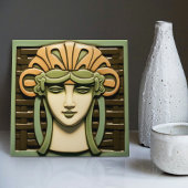 Midden-eeuwse Abstracte symmetrie kunstambachten B Tegeltje