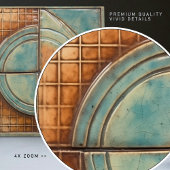 Midden-eeuwse  Aqua Arcs Tegeltje