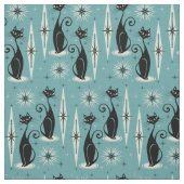 Midden-eeuwse atoomkatten met middelhoge temperatu stof (Swatch)