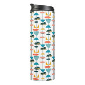 Midden-eeuwse atoompatroon Kat Thermosbeker (Geroteerd rechts)