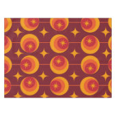 Midden-Eeuwse Atoomstarbursts op Cirkels Tafelkleed (Voorkant (Horizontaal))