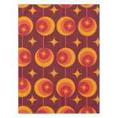 Midden-Eeuwse Atoomstarbursts op Cirkels Tafelkleed (Voorkant)