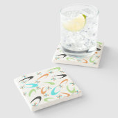 Midden-eeuwse atoomsteen Onderzetter (Zijkant)