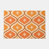 Midden-eeuwse atoomuitbarstingen op Oranje Ogee Deurmat (Voorkant)