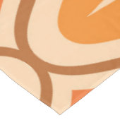 Midden-eeuwse atoomuitbarstingen op Oranje Ogee Tafelkleed (Gekanteld)