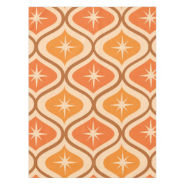 Midden-eeuwse atoomuitbarstingen op Oranje Ogee Tafelkleed