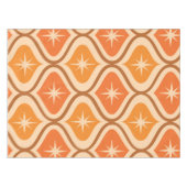 Midden-eeuwse atoomuitbarstingen op Oranje Ogee Tafelkleed (Voorkant (Horizontaal))