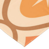 Midden-eeuwse atoomuitbarstingen op Oranje Ogee Tafelkleed (Gekanteld)