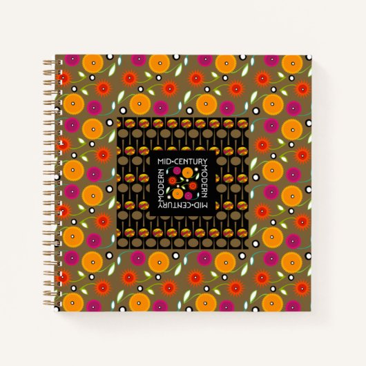 Midden-eeuwse bloemen Notitieboek (Voorkant)