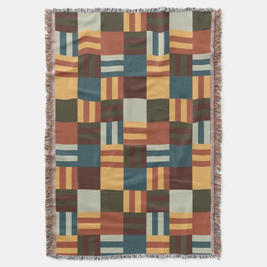 Midden Eeuwse Blokken Deken (Voorkant Verticaal)