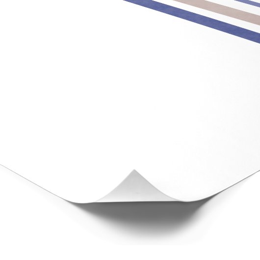 Midden eeuwse bogen - Blauw en Beige Foto Afdruk (Hoek)