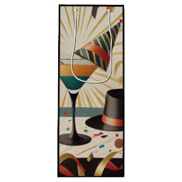 Midden-eeuwse Cocktailuur - Oud en Nieuw Wijn Cadeautas