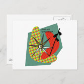 Midden-eeuwse controle 1950-1960 briefkaart (Voorkant / Achterkant)