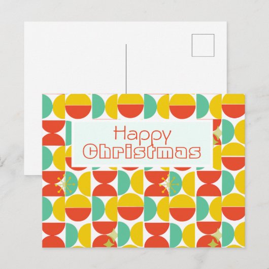 Midden-eeuwse feestdag Briefkaart (Voorkant / Achterkant)