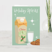 Midden-eeuwse feestdagen — kerstavond kaart (Achterkant)