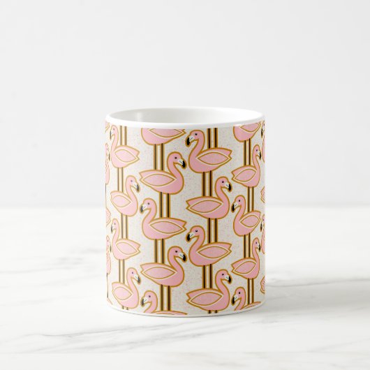 Midden-eeuwse flamingo koffiemok (Center)