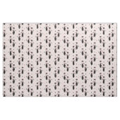 Midden-eeuwse gemiddelde retro atoomkatten op warm stof (Yard (91,4 cm))
