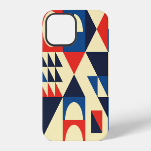 Midden-eeuwse geometrische: funky retro patroon. iPhone 12 hoesje