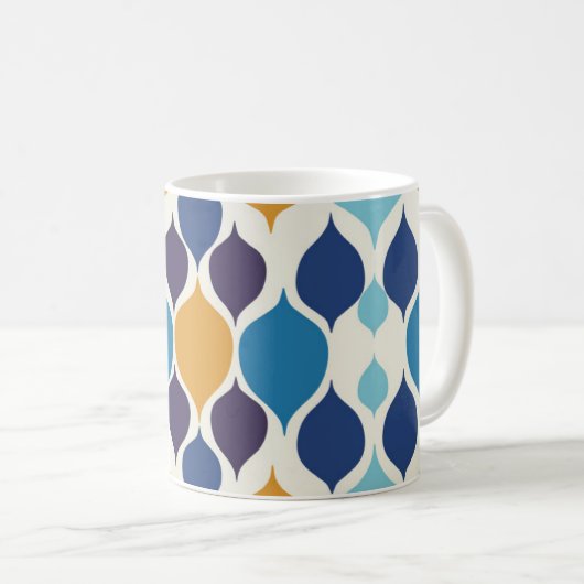 Midden-eeuwse Geometrische kleurrijke Mokken uit d (Voorkant rechts)