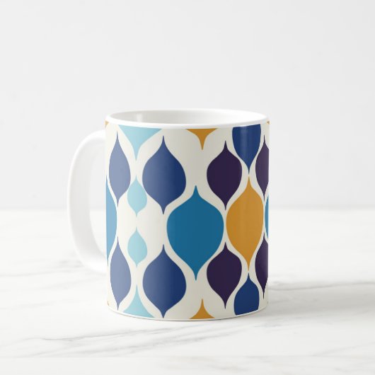 Midden-eeuwse Geometrische kleurrijke Mokken uit d (Voorkant links)