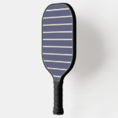 Midden-eeuwse gestreepte lavendel bries kleur pickleball paddle (Links)