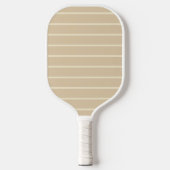 Midden-eeuwse gestreepte zandduin kleur pickleball paddle (Voorkant)