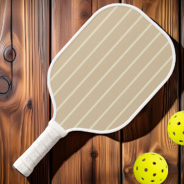 Midden-eeuwse gestreepte zandduinkleur pickleball paddle