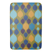 Midden-eeuwse jaren '60: Geometrisch Groen Badmat (Voorkant Verticaal)