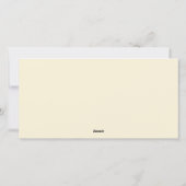 Midden Eeuwse Kat Midden-Eeuwse Moderne Feestdagenkaart (Achterkant)