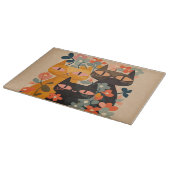 Midden-eeuwse kat snijplank, glas snijplank (Hoek)