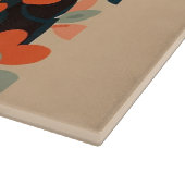 Midden-eeuwse kat snijplank, glas snijplank (Hoek)