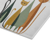 Midden-eeuwse kat snijplank, glas snijplank (Hoek)