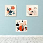 Midden-eeuwse kunst aan de muur muurkunst sets (Houten vloer)