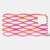 Midden-eeuwse lintprint - koraal en roze Case-Mate iPhone case (Achterkant (horizontaal))