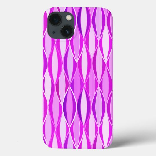 Midden-eeuwse lintprint - orchidee en viooltje Case-Mate iPhone case (Achterkant)