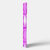 Midden-eeuwse lintprint - orchidee en viooltje Case-Mate iPhone case (Achterkant / Rechts)