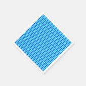 Midden-eeuwse lintprint - tinten blauw servetten (Hoek)