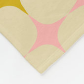 Midden-eeuwse mod sterren |  kleuren op maat fleece deken (Hoek)