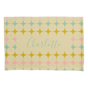 Midden-eeuwse mod sterren    kleuren op maat kussensloop