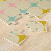 Midden-eeuwse mod sterren |  kleuren op maat legpuzzel (Zijkant)