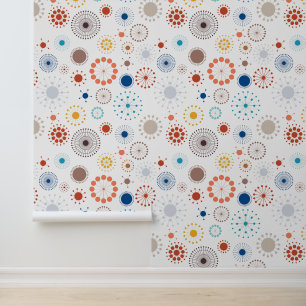 Midden-eeuwse Modern Starburst Behang