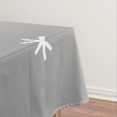 Midden-eeuwse moderne Abstracte cirkels grijs Tafelkleed (Voorbeeld)