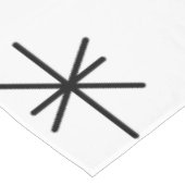 Midden-eeuwse moderne Abstracte cirkels wit Tafelkleed (Gekanteld)