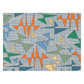 Midden-eeuwse moderne Abstracte triangulatie Tafelkleed (Voorkant (Horizontaal))