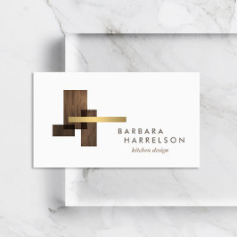 Midden-eeuwse moderne architecturale Logo II op wi Visitekaartje