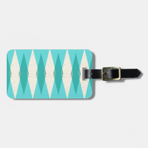 Midden-eeuwse moderne Argyle-Bagagelabel Bagagelabel