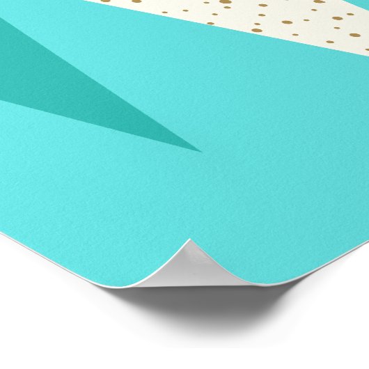 Midden-eeuwse moderne Argyle-Poster Poster (Hoek)