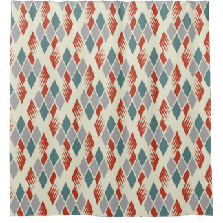  midden-eeuwse moderne atoomontwerpdouche Cu Douchegordijn