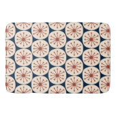 Midden-eeuwse moderne atoompatronen Retropatroon v Badmat (Voorkant)