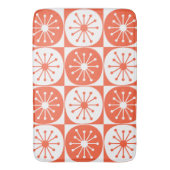 Midden-eeuwse moderne atoompatronen Retropatroon v Badmat (Voorkant Verticaal)